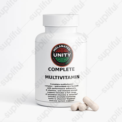 Melanin Unity Complete Multivitamin – Daily Vitamins for Melanin-Rich Health & Energy